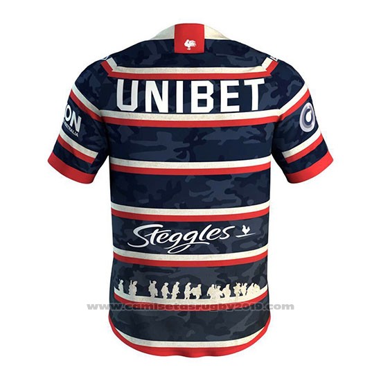 Camiseta Sydney Roosters Rugby 2019-2020 Conmemorative